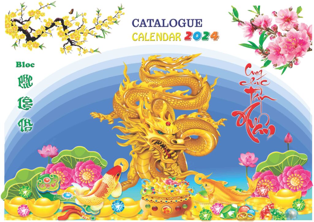 Catalogue lịch Tết 2024