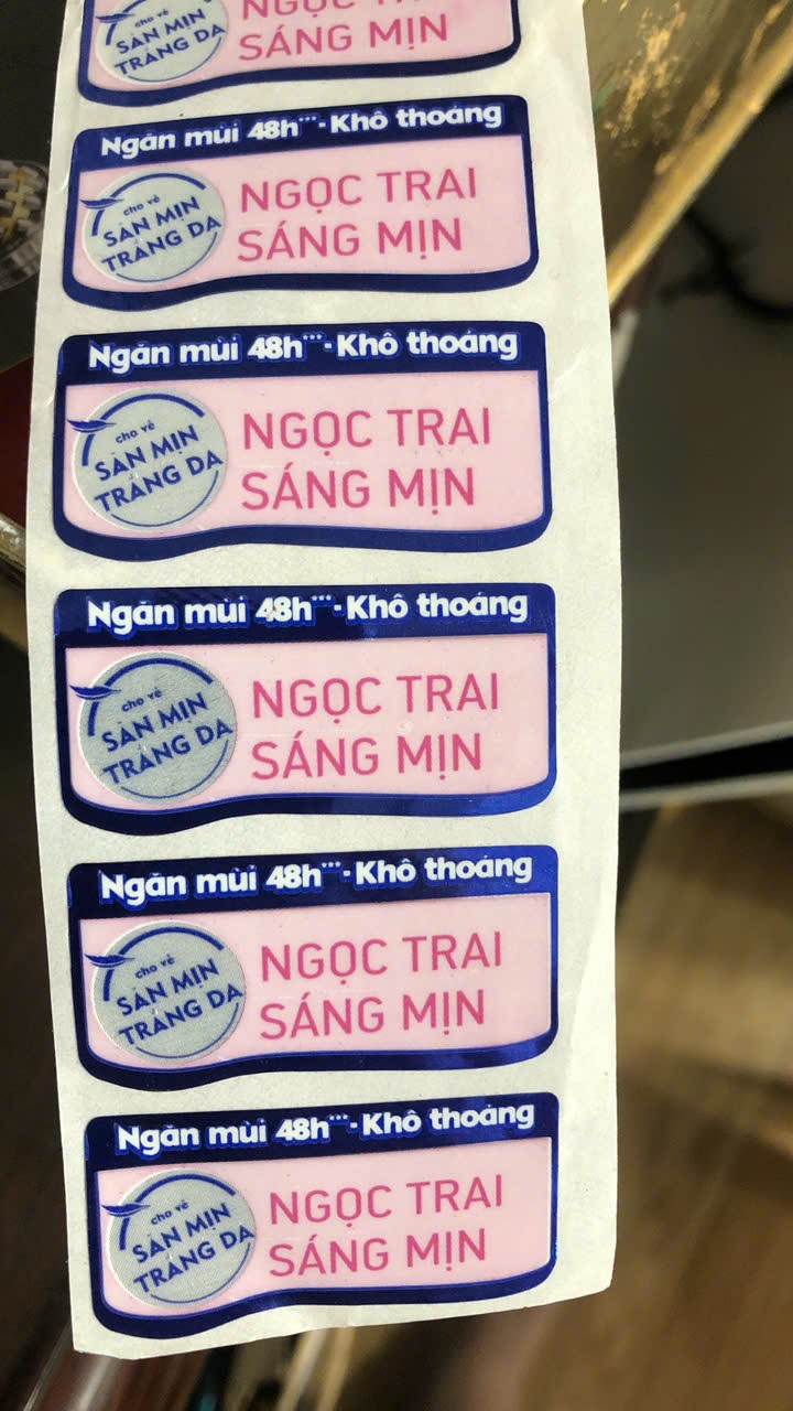 In tem nhãn chống giả