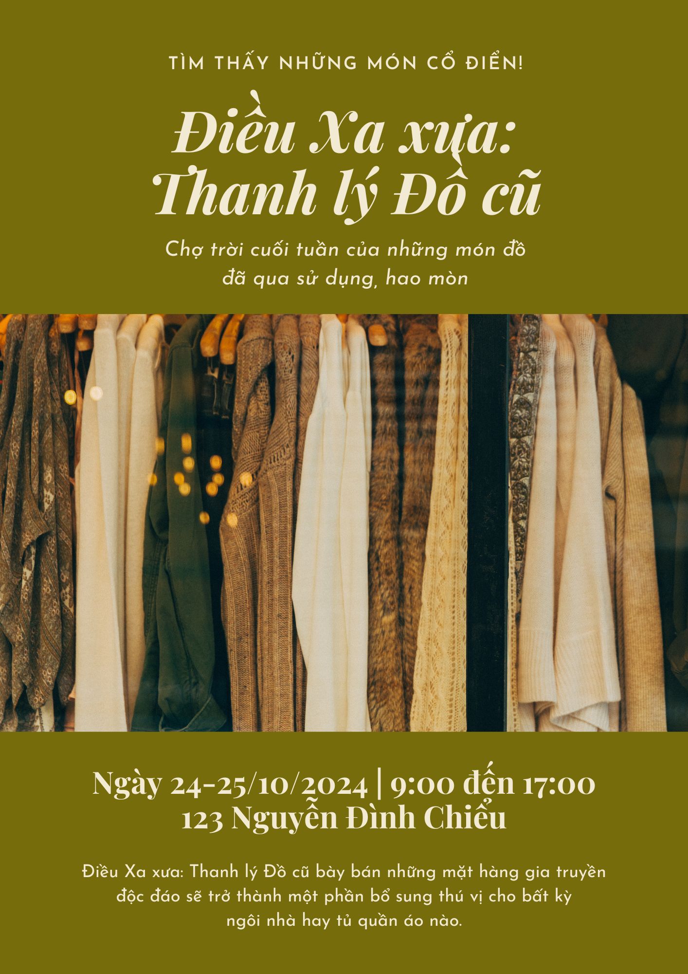 Mẫu tờ rơi shop bán quần áo thời trang