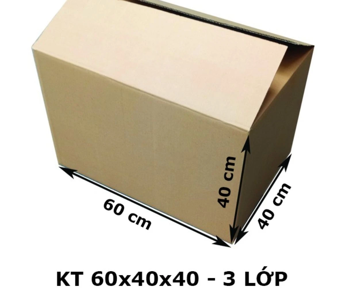 Mẫu hộp carton đựng giày dép 3 lớp