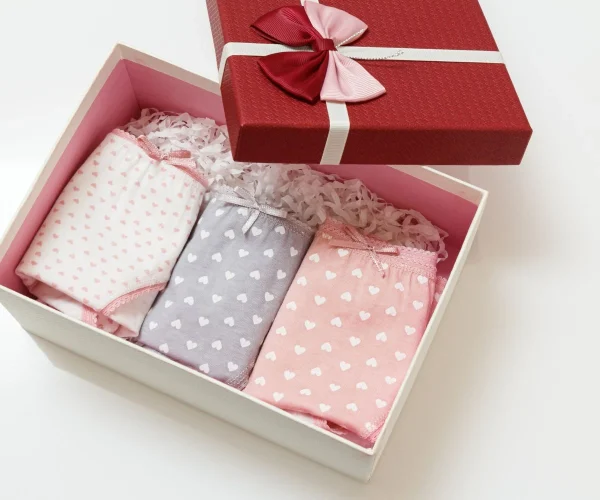 Mẫu hộp giấy đựng đồ lót làm quà tặng