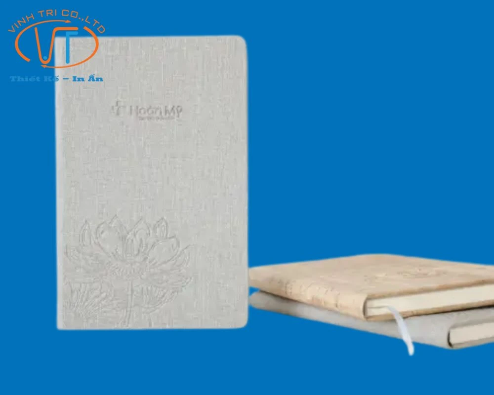 Sổ tay bìa da dập chìm