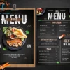 Dịch vụ in menu sẽ giúp bạn quảng bá thương hiệu thông qua các thông tin được in ở trên