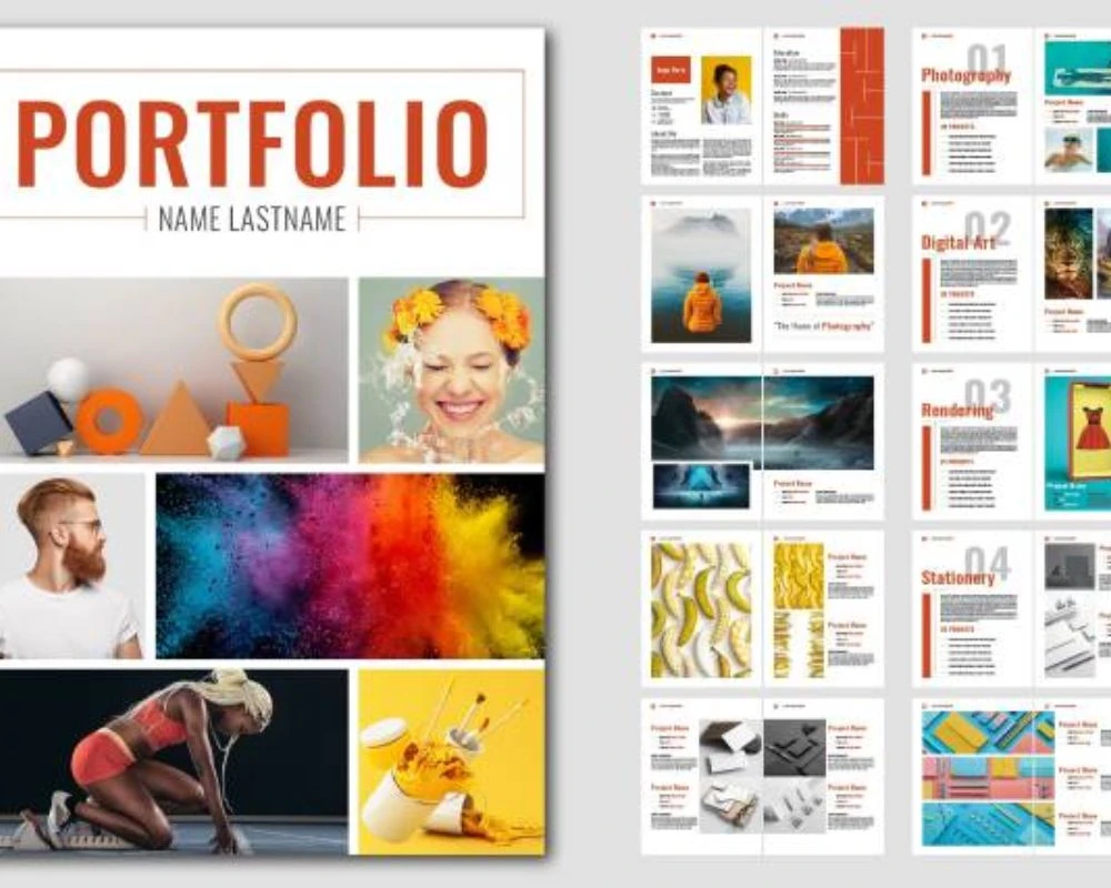 Thông tin cần được ghi đầy đủ trên portfolio
