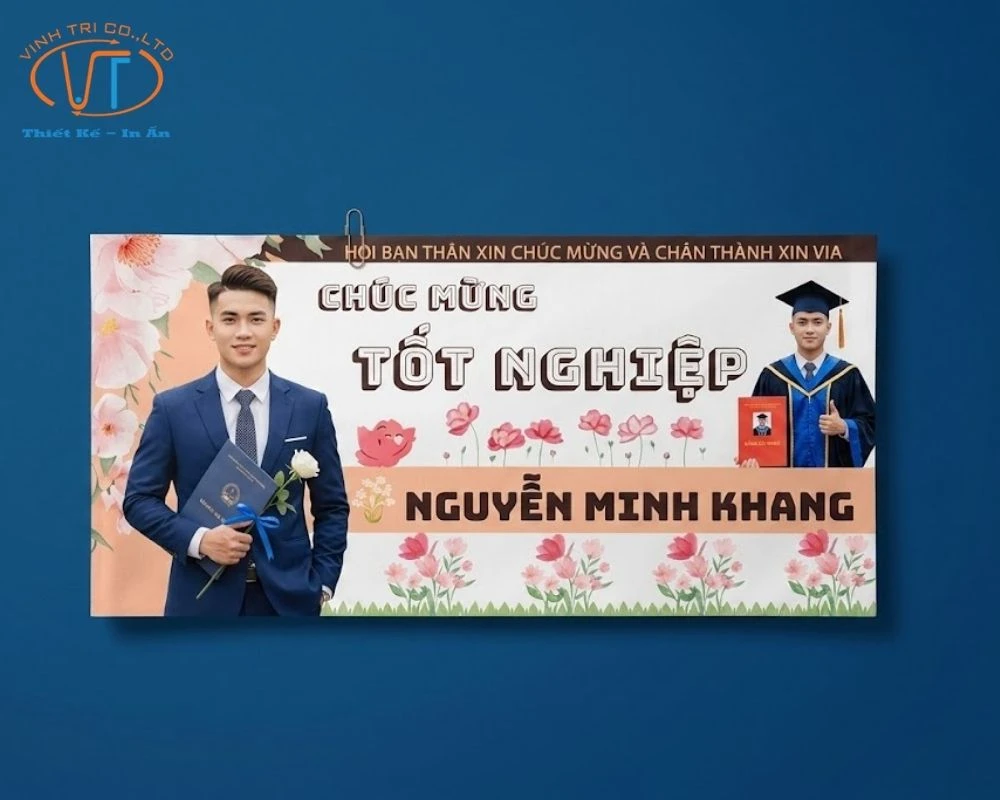 Mẫu banner lễ tốt nghiệp Nguyễn Minh Khang