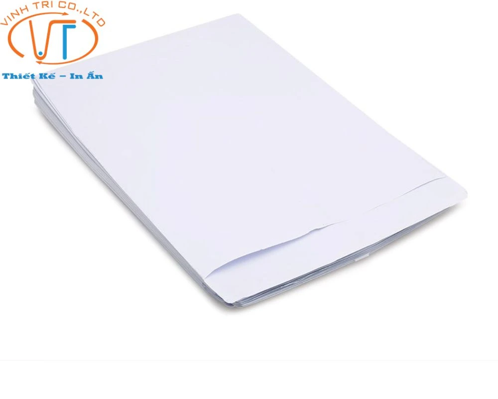 Bì thư A4 trắng có kích thước lớn, đựng được nhiều tài liệu mà không cần gấp lại