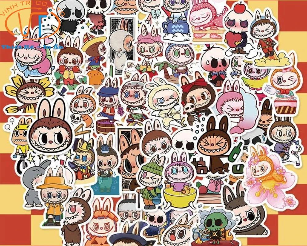 Các mẫu sticker trang trí dễ thương