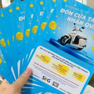 Tời rơi A5 khuyến mãi chương trình