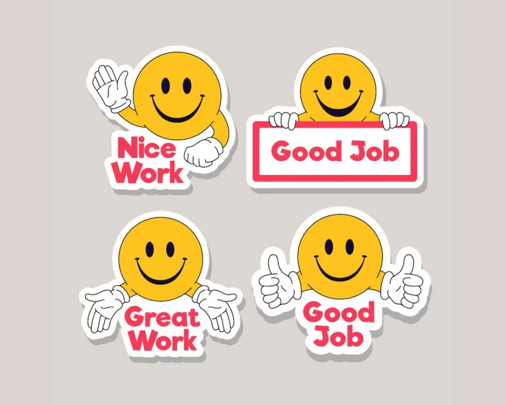 Sticker mặt cười dành cho công việc