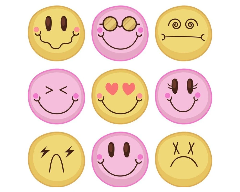 Các sticker có biểu cảm đa dạng