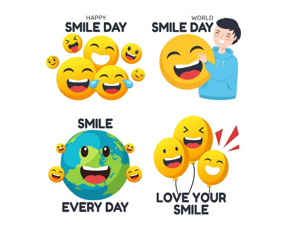 Mẫu sticker mặt cười vui nhộn