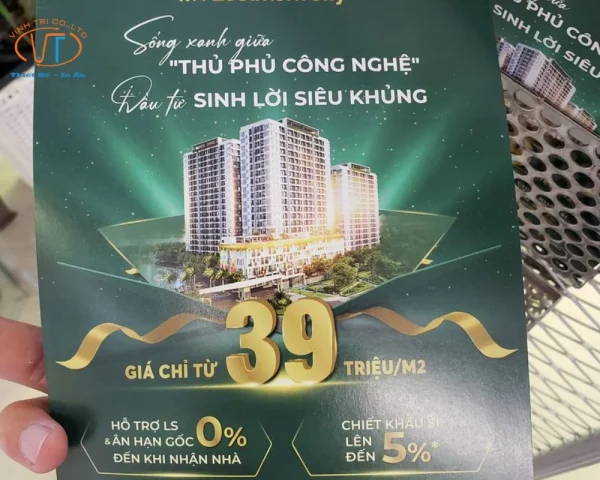 Mẫu tờ rơi A5 bất động sản