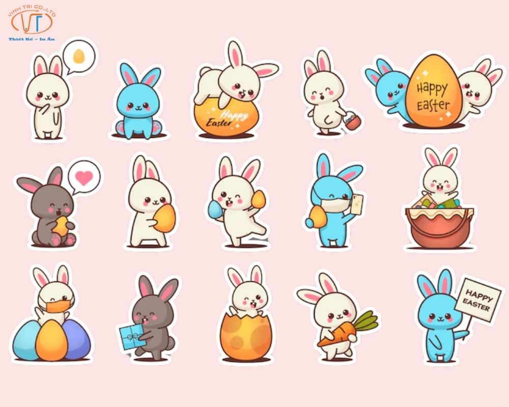 In sticker trang trí đồ vật cá nhân