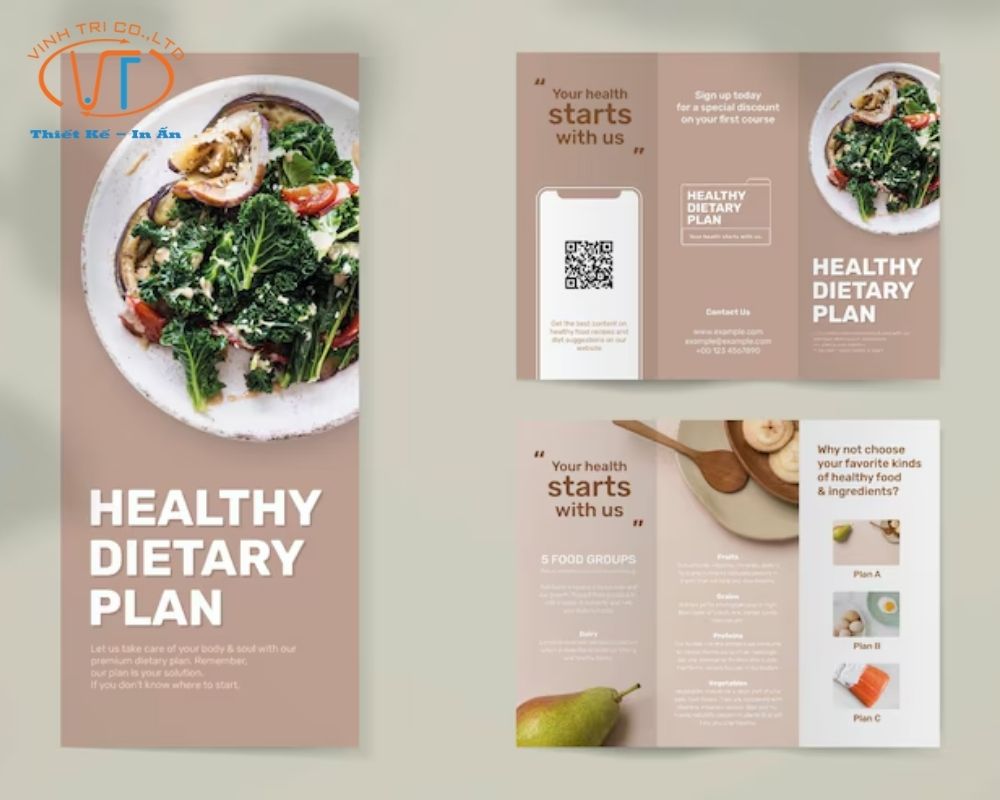 Mẫu brochure về ẩm thực