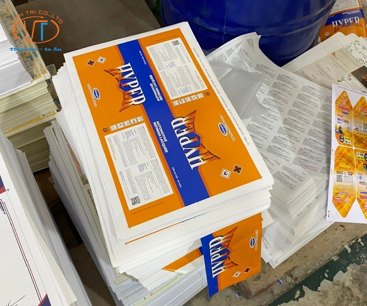 Mẫu decal giấy của In Vĩnh Trị