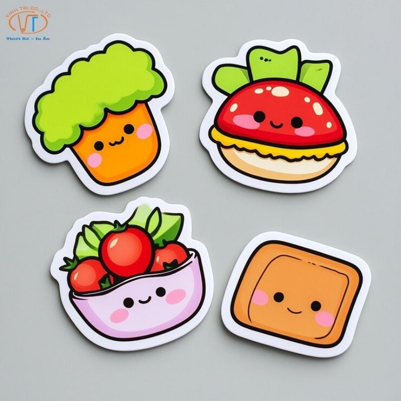 Sticker food về đồ ăn rau củ