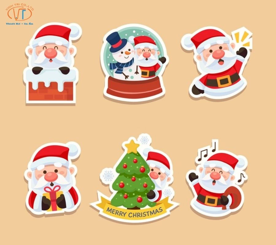 Sticker ông già noel