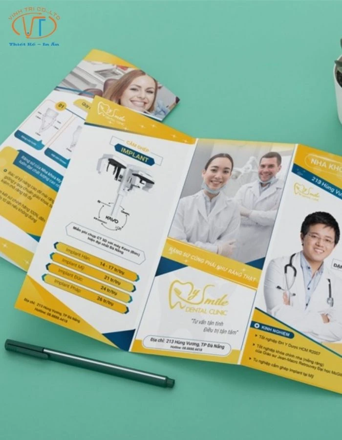 Tờ rơi nha khoa tiếp cận khách hàng mục tiêu nhanh hơn