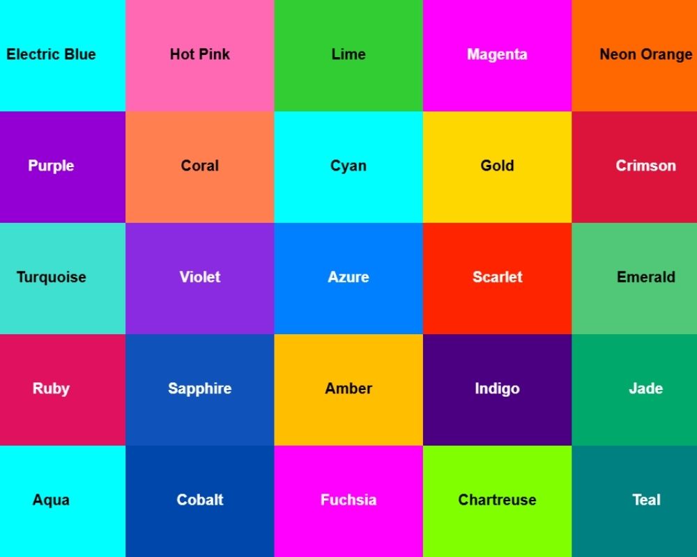 Vibrant Color