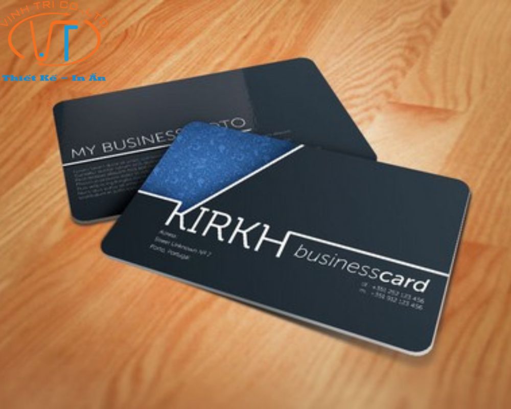 Mẫu card visit in bằng chất liệu PVC nhựa cứng
