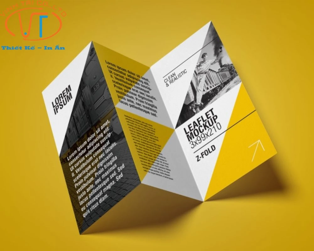 Loại brochure gấp 3 Z - Fold