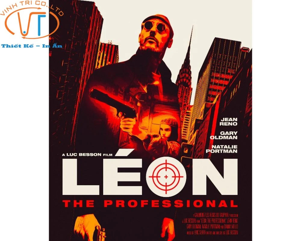Mẫu poster phim in theo kích cỡ khổ giấy A4