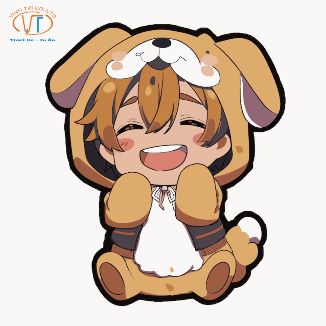Sticker cậu bé đáng yêu