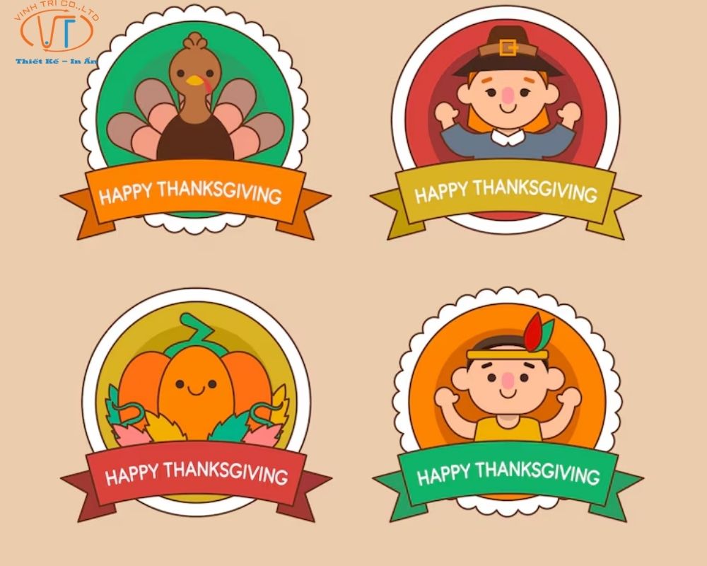 Sticker cảm ơn dán lên hộp giấy