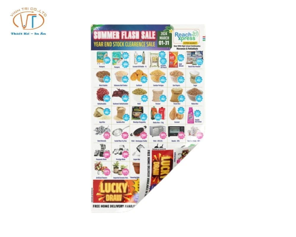 20+ Mẫu Tờ Rơi Siêu Thị Đẹp Mắt, Ấn Tượng