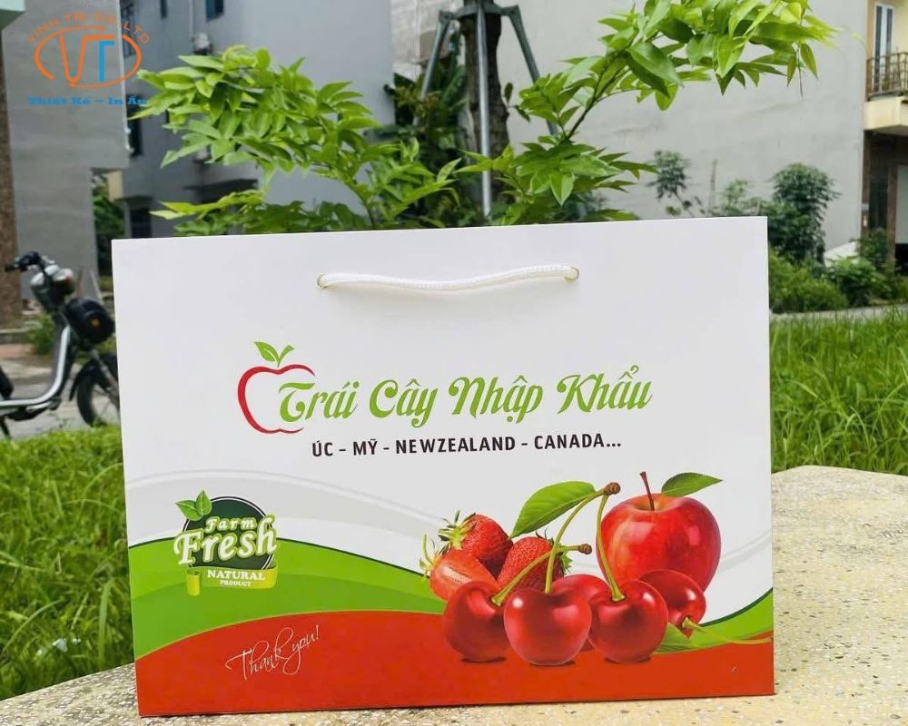 Túi giấy đựng trái cây nhập khẩu