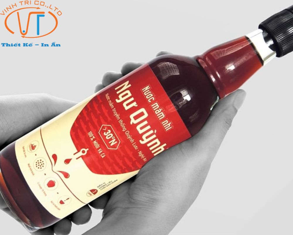 Các thông tin cơ bản khi in nhãn dán nước mắm