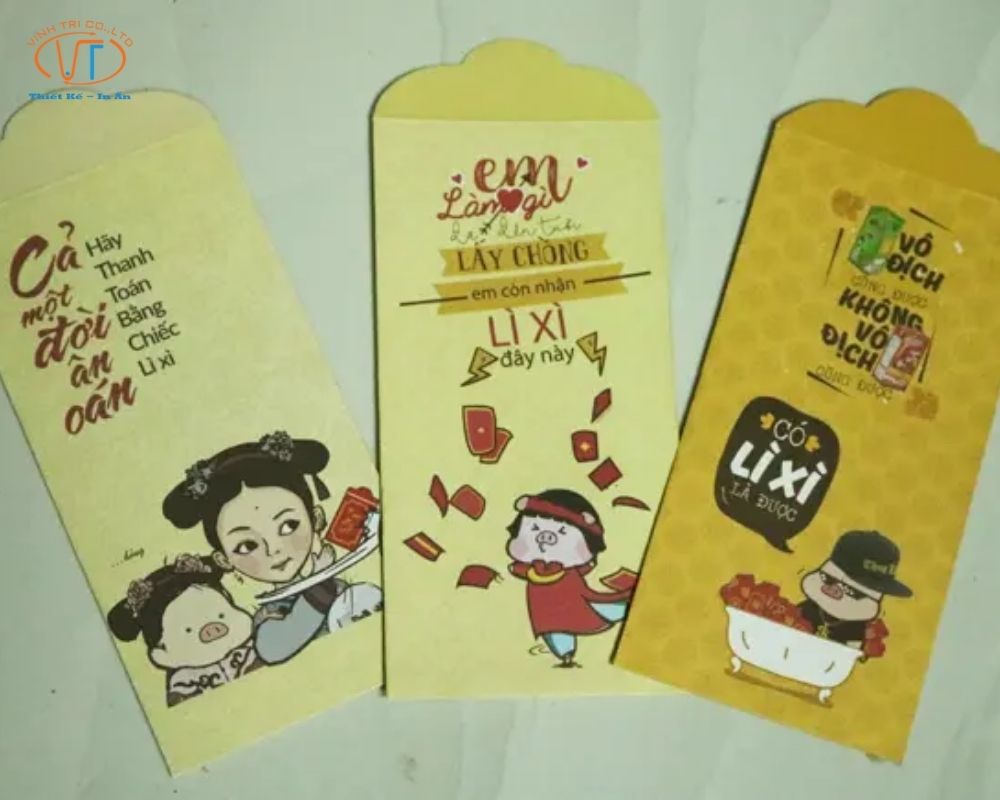 Bao lì xì biếm họa
