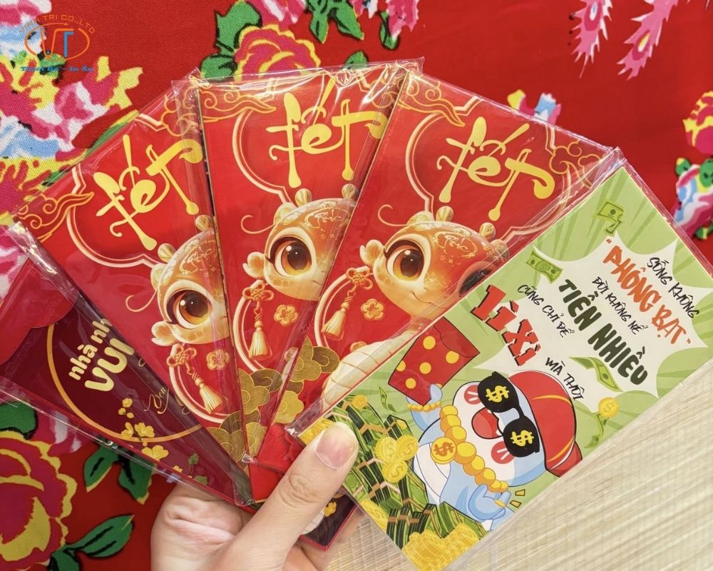 Bao lì xì hình con rắn