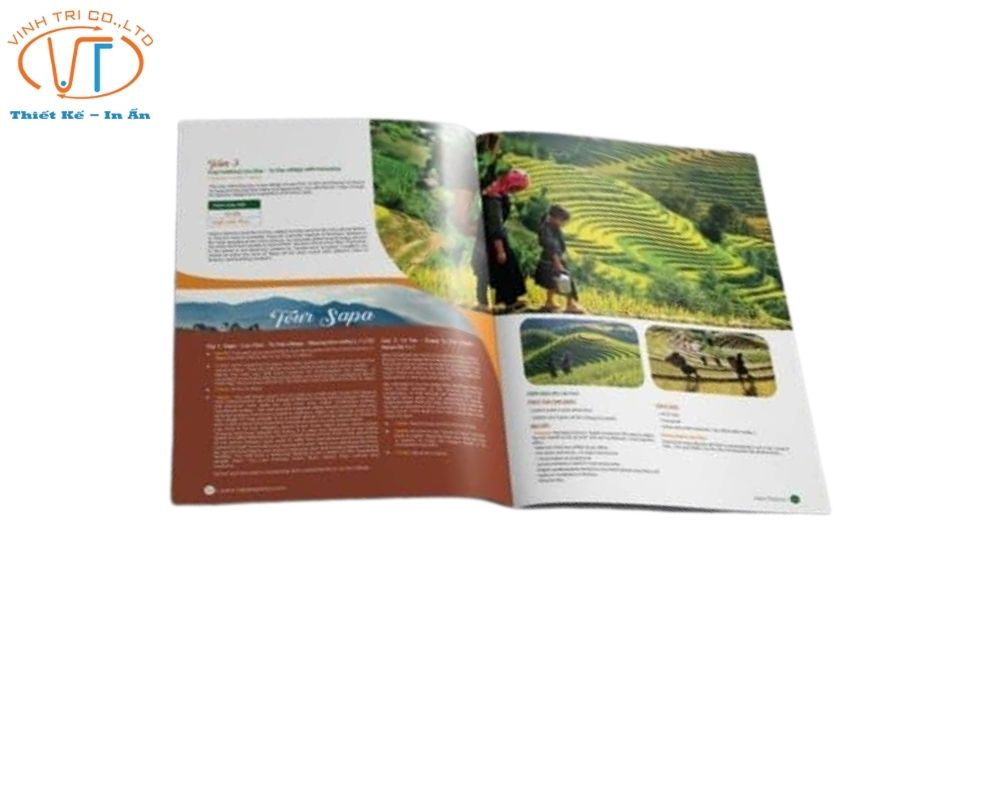 Mẫu catalog du lịch đẹp, ấn tượng