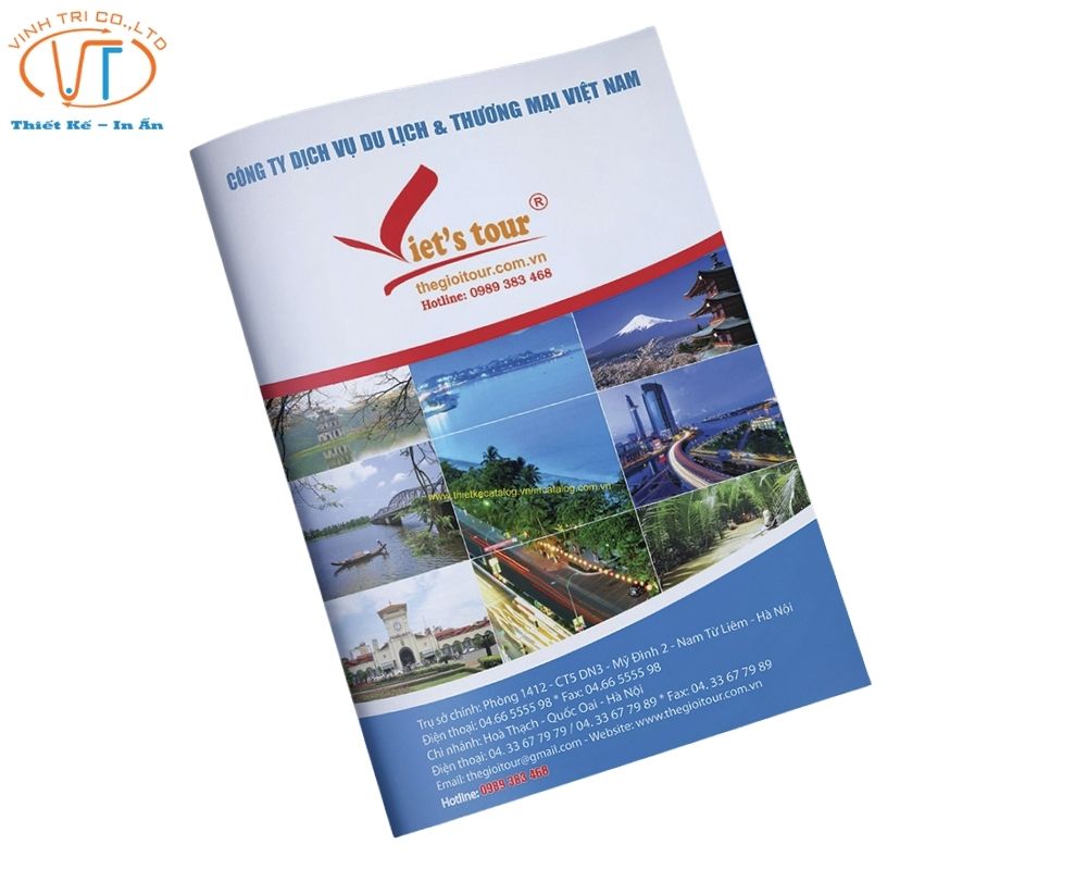 Catalogue cho công ty du lịch