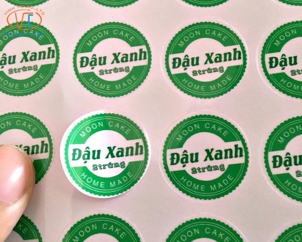 Decal giấy tem nhãn trung thu