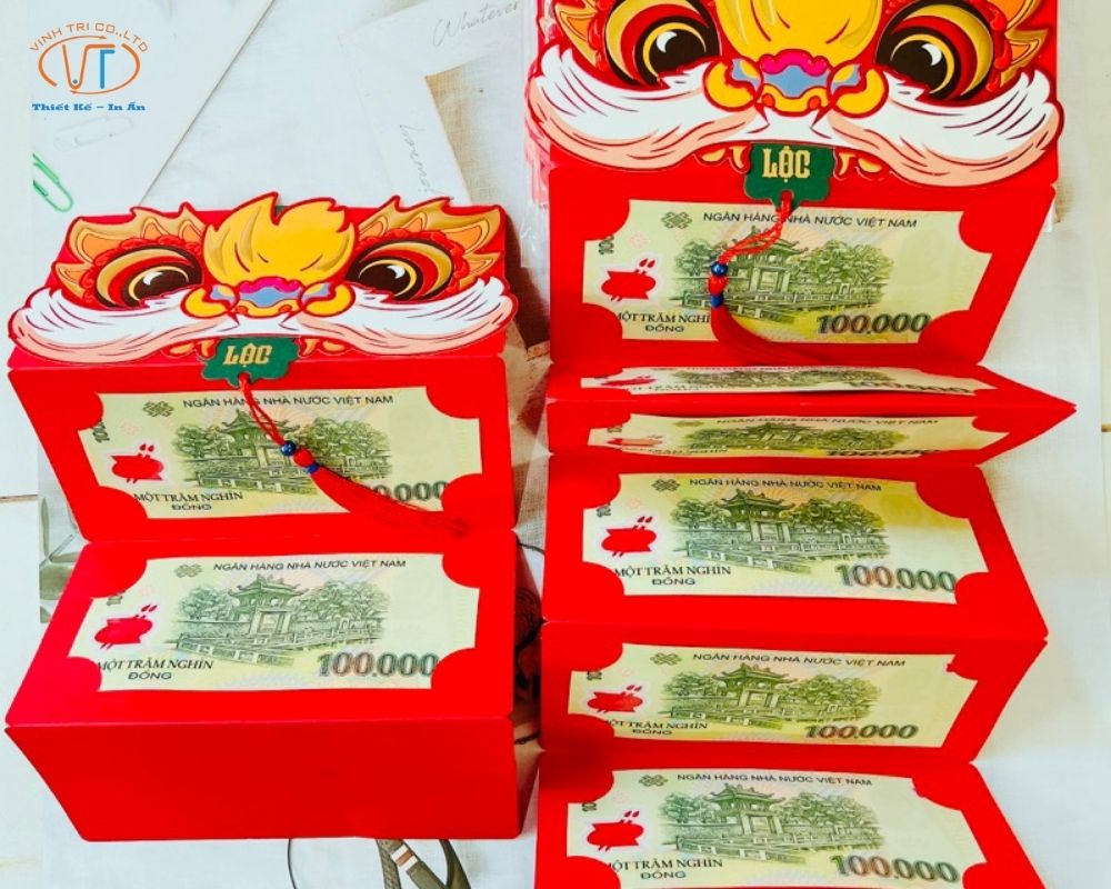 Mẫu bao lì xì tầng lớp