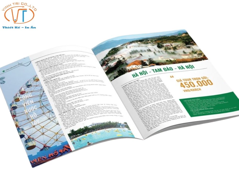 Mẫu catalogue du lịch A4