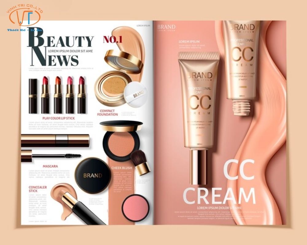 Mẫu catalogue mỹ phẩm