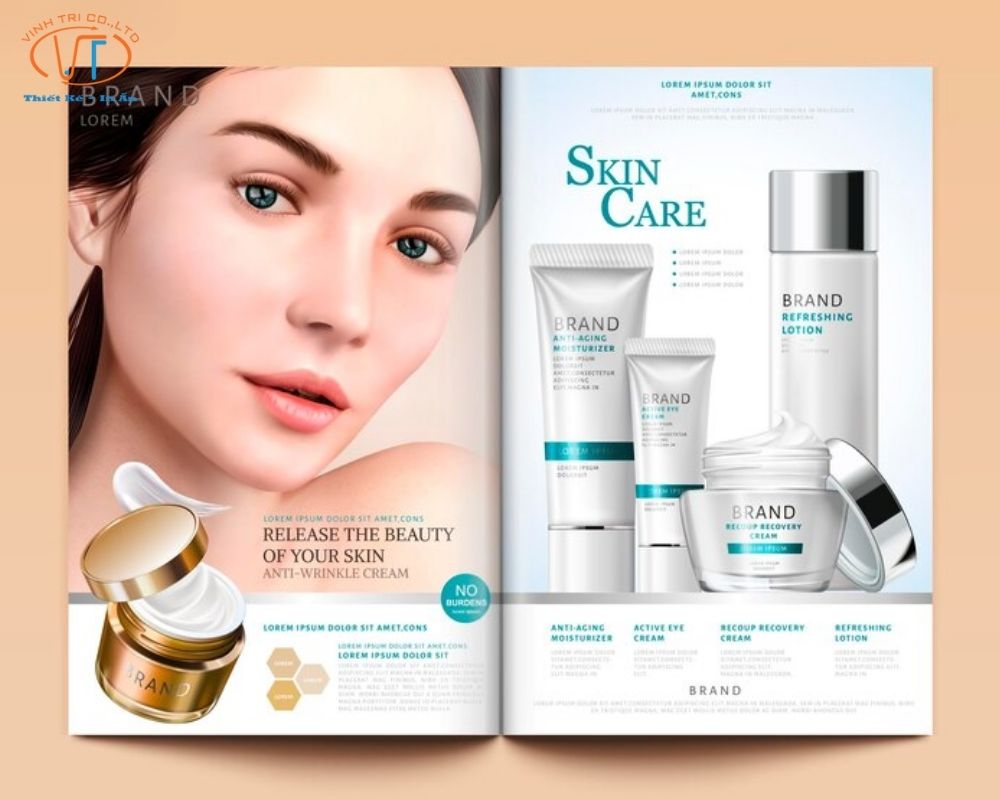 Mẫu catalogue có tông màu nhẹ nhàng