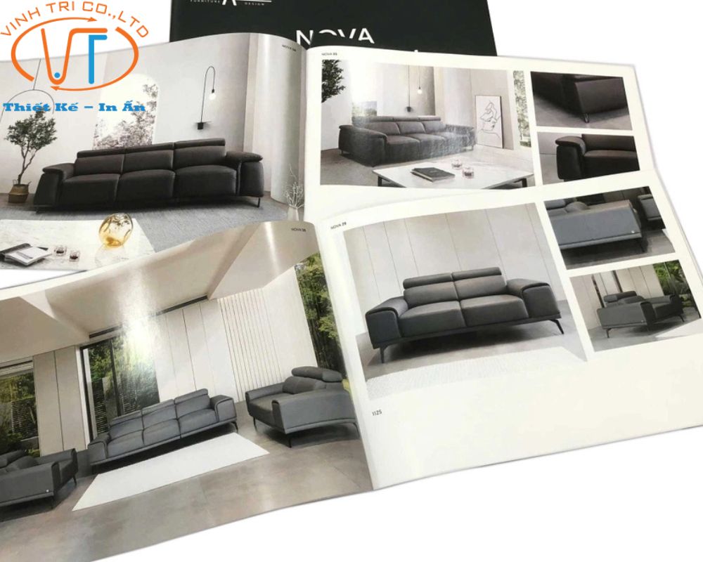 Mẫu catalogue giới thiệu về ghế sofa với phong cách hiện đại, tinh tế
