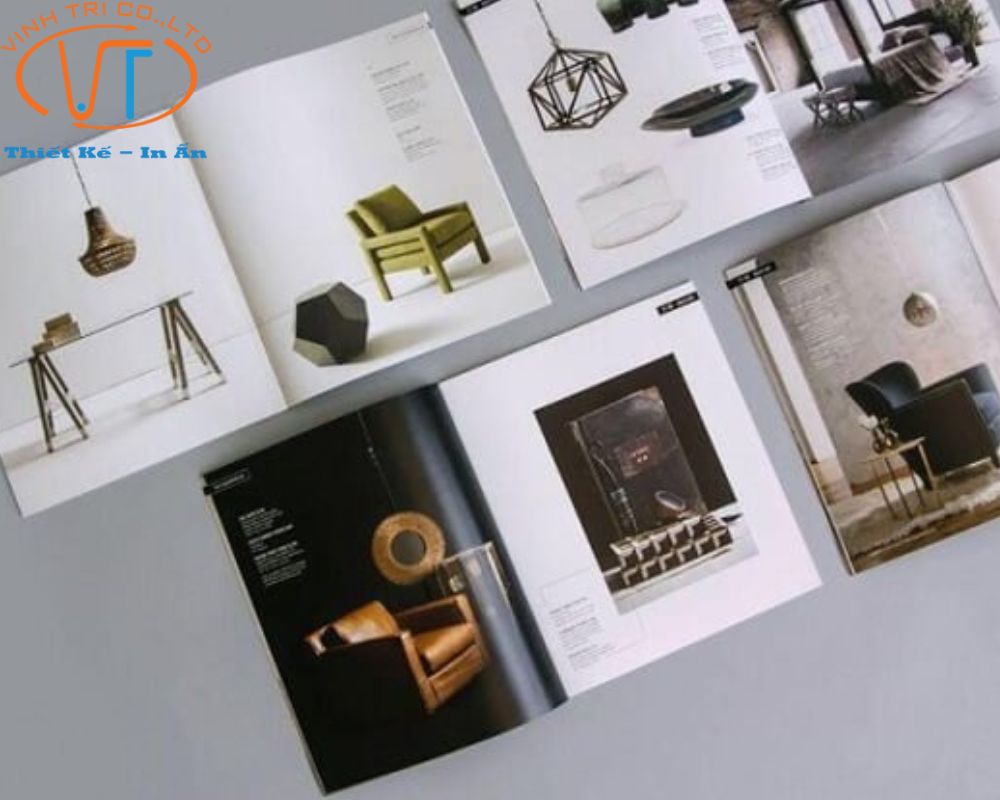 Mẫu catalogue đồ nội thất với thiết kế độc đáo, hình ảnh sống động, nội dung rõ ràng