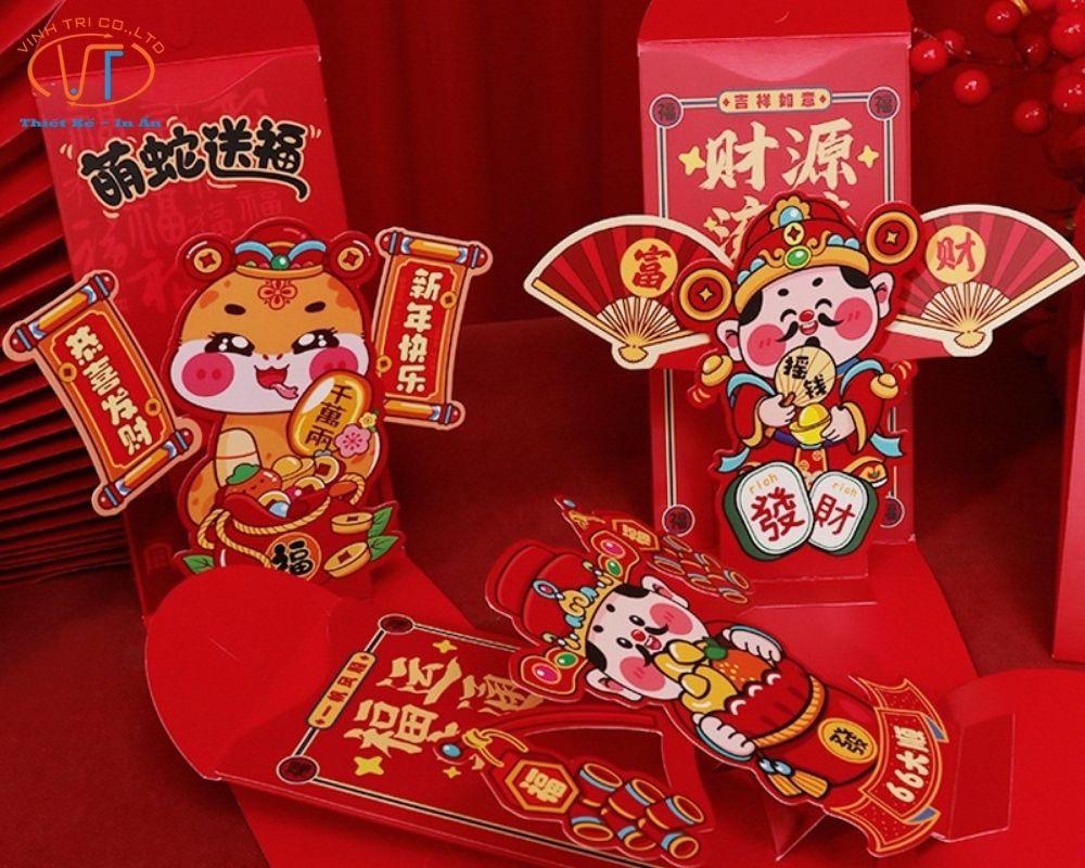 Bao lì xì 3D độc đáo