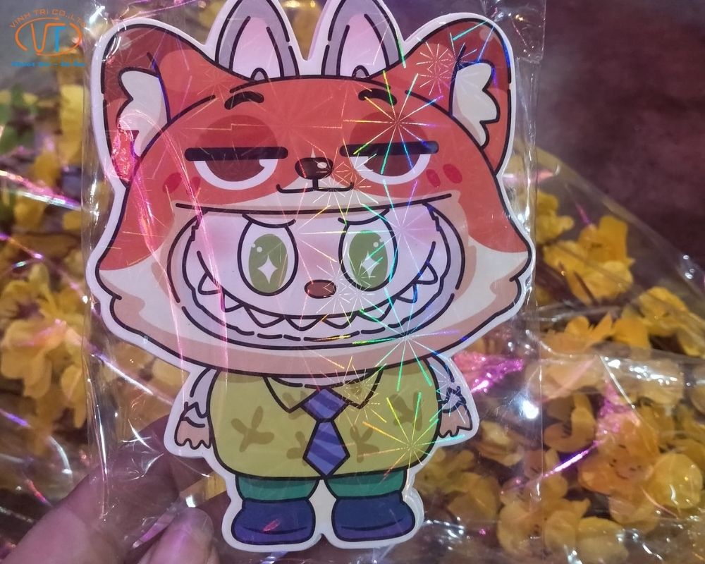 Mẫu bao lì xì chibi labubu đầu cáo