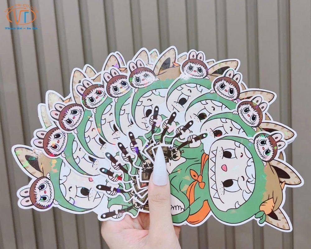 Mẫu bao lì xì Labubu màu xanh lá cây