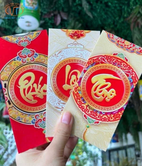 Bao lì xì Phúc Lộc Thọ ấn tượng