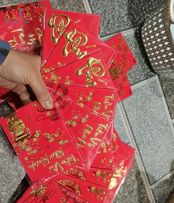 Mẫu bao lì xì chữ Phúc