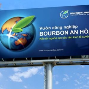 Biển quảng cáo Bourbon Ban Hòa