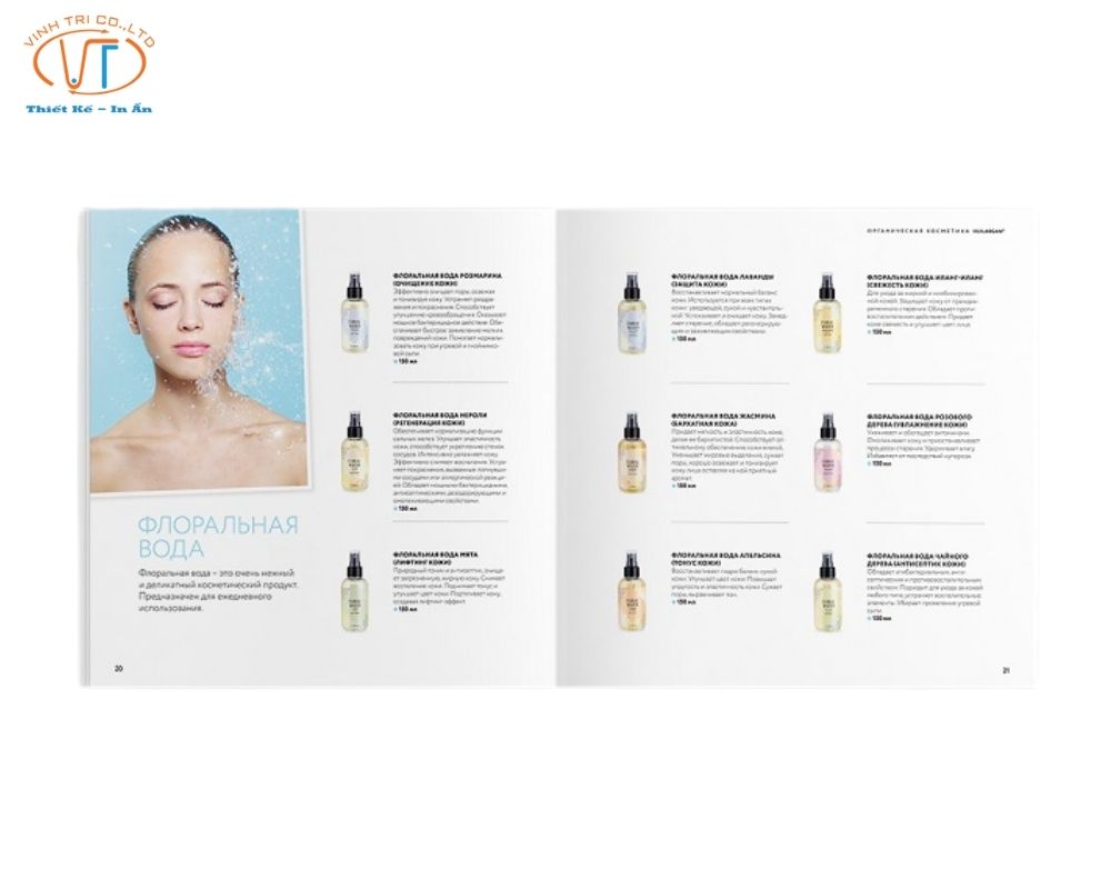 Mẫu catalogue giới thiệu sản phẩm skincare