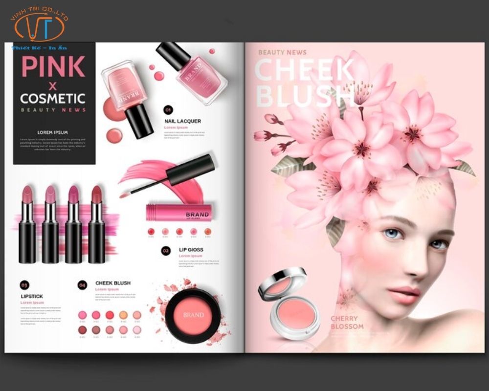 Mẫu catalog đồ makeup